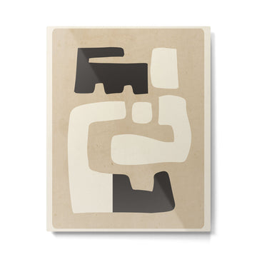 Modern Abstract Minimal Shapes 15 Metal Print | TeksDecor