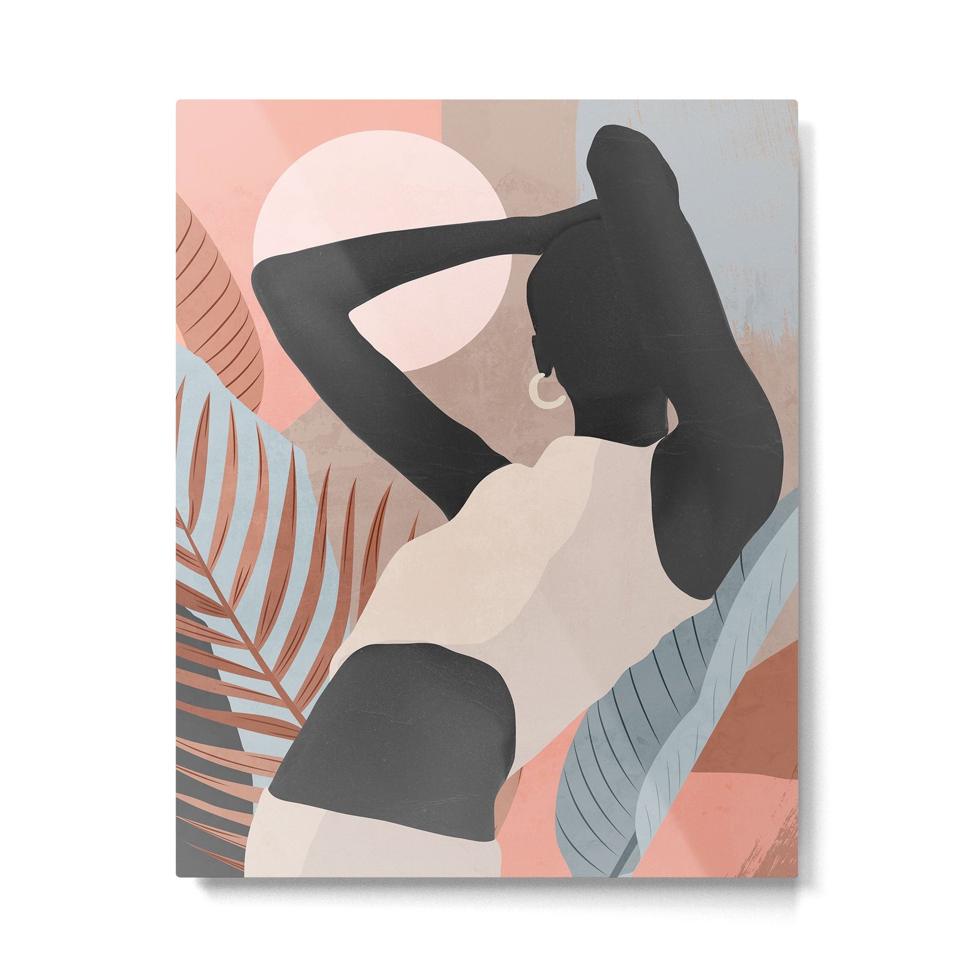Tropical Girl 23 Metal Print | TeksDecor