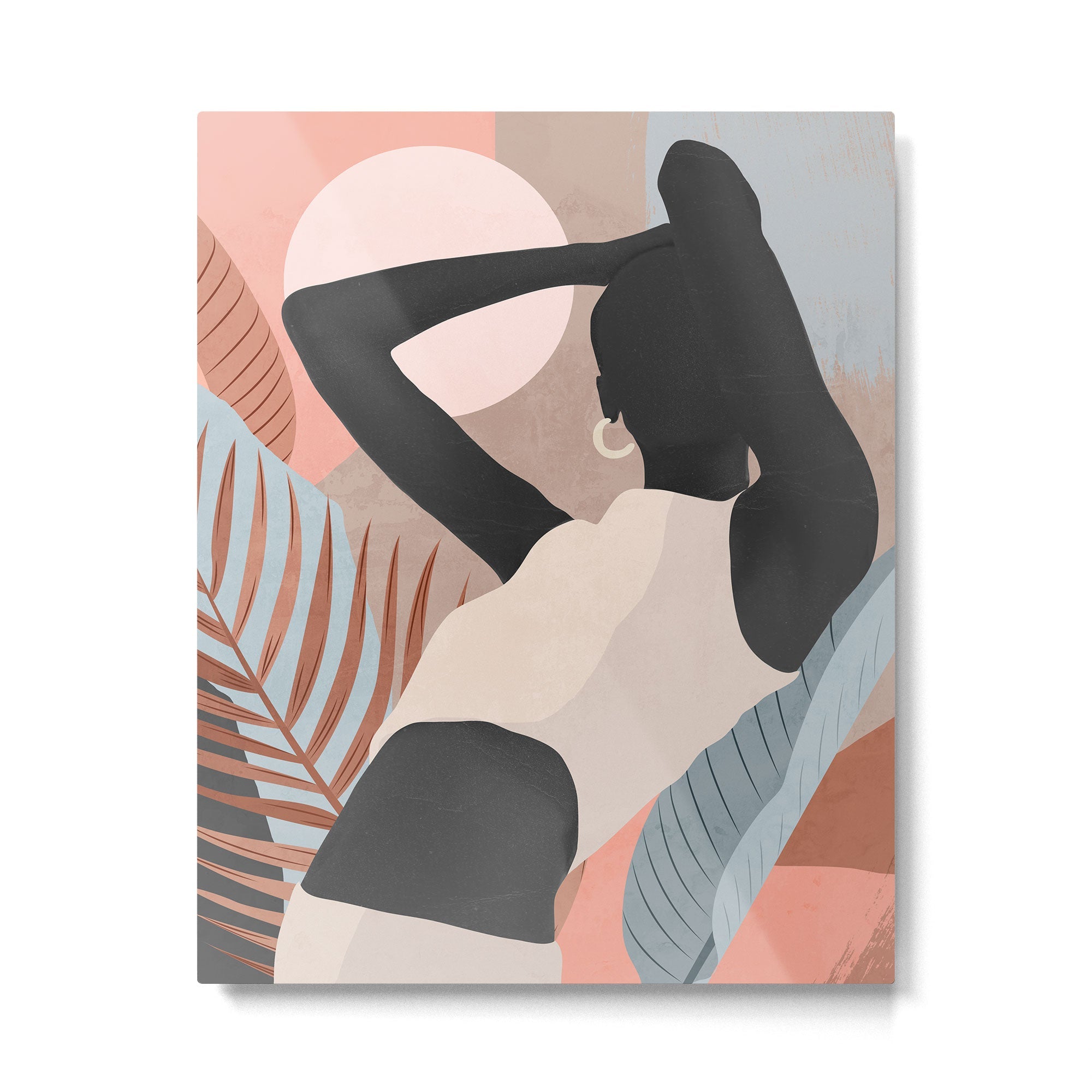 Tropical Girl 23 Metal Print | TeksDecor