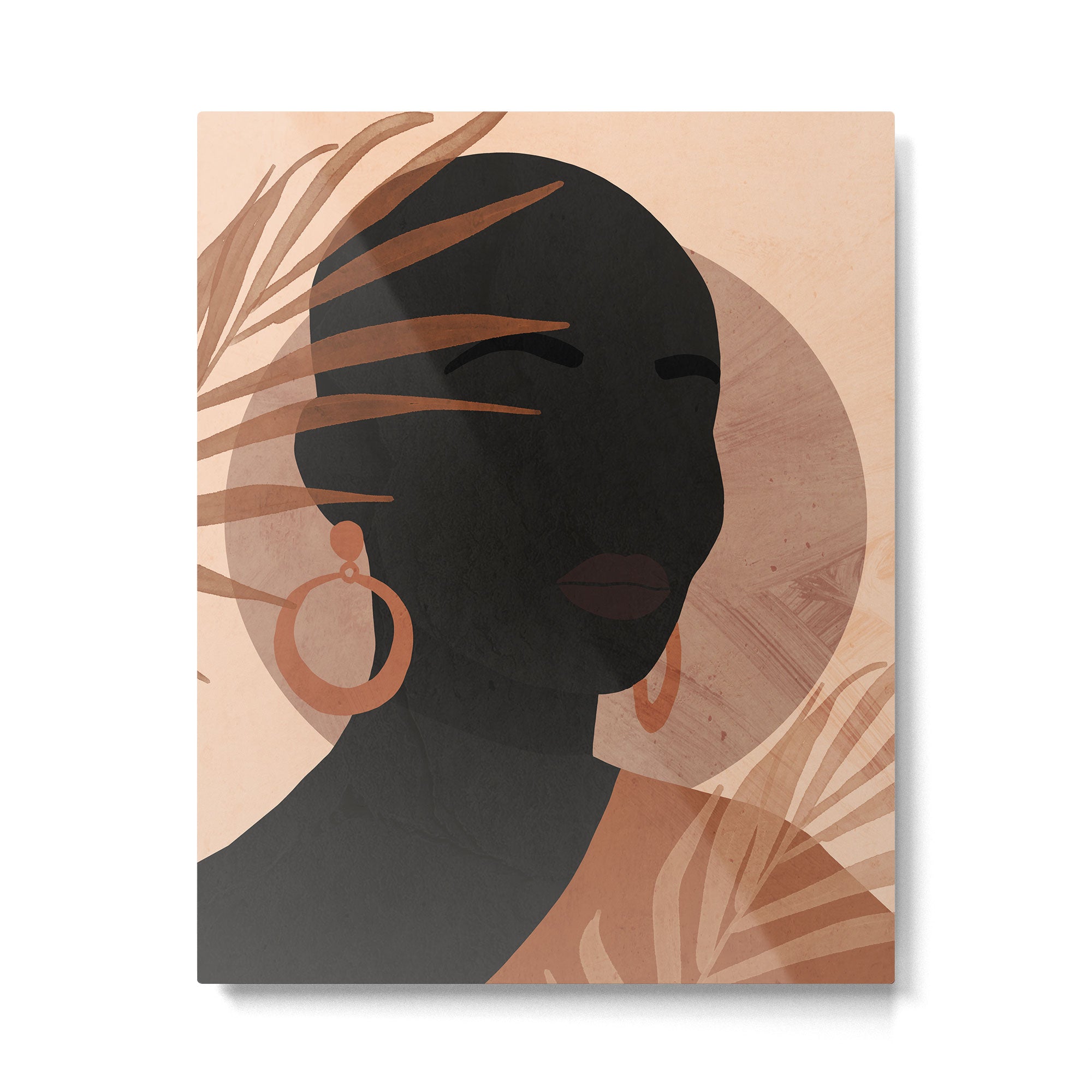 Tropical Girl 27 Metal Print | TeksDecor