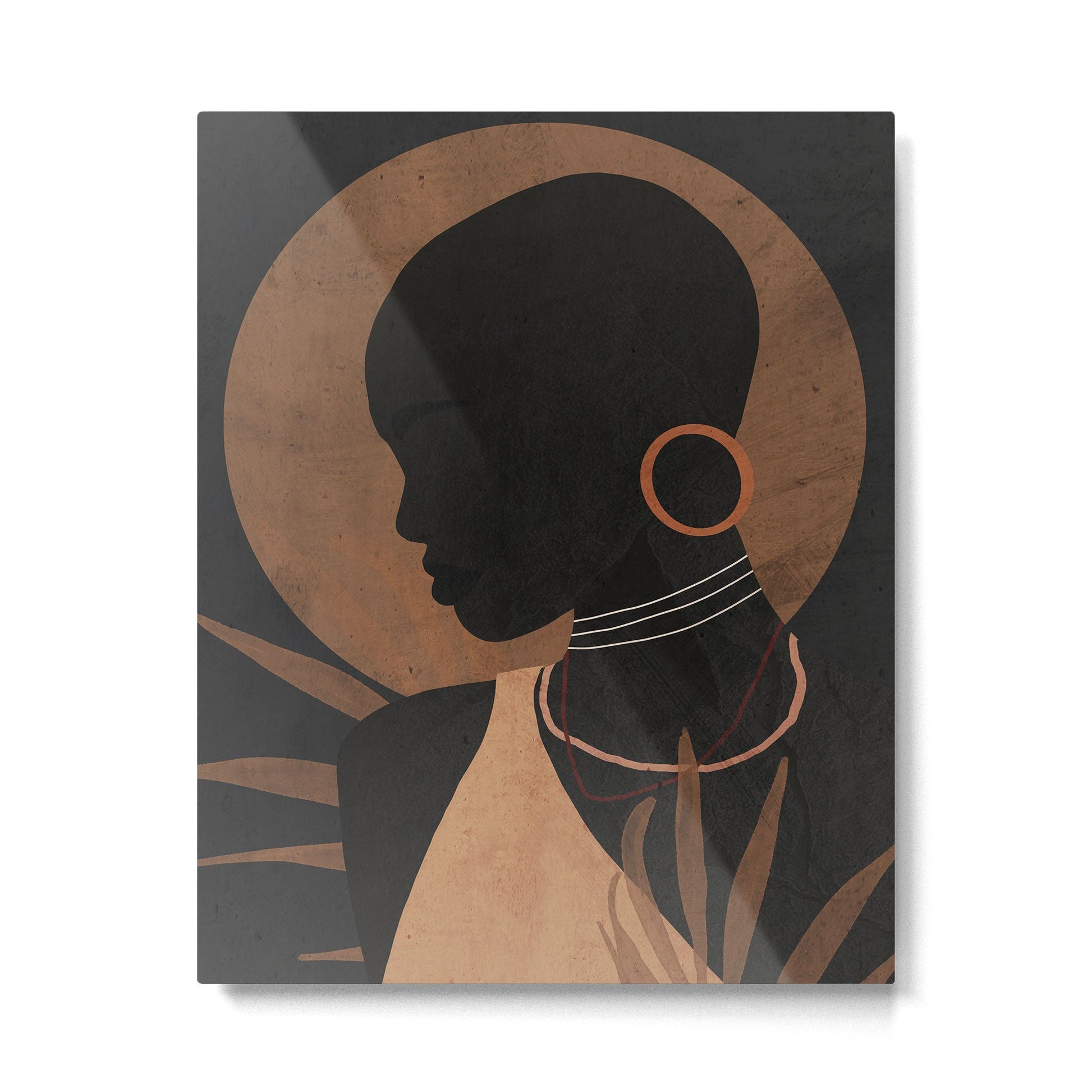 Tropical Girl 29 Metal Print | TeksDecor