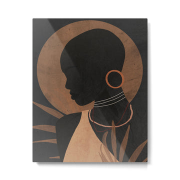 Tropical Girl 29 Metal Print | TeksDecor