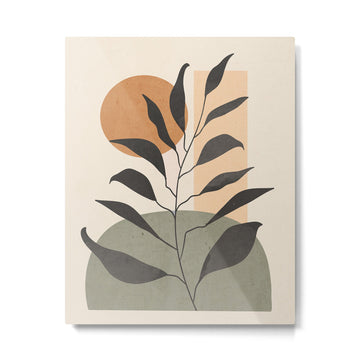 Tropical Leaf- Abstract Art 23 Metal Print | TeksDecor