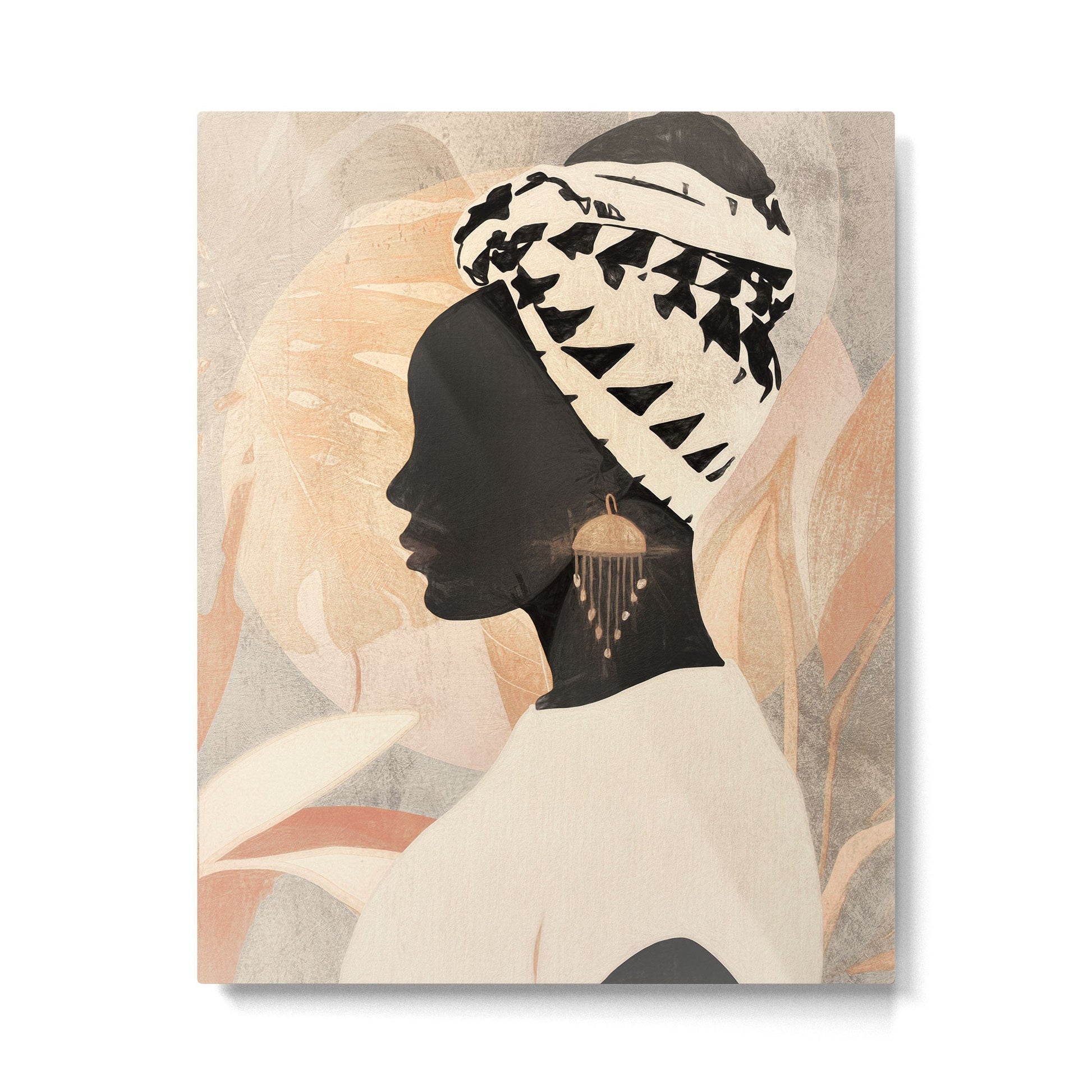 Woman with Turban Metal Print | TeksDecor