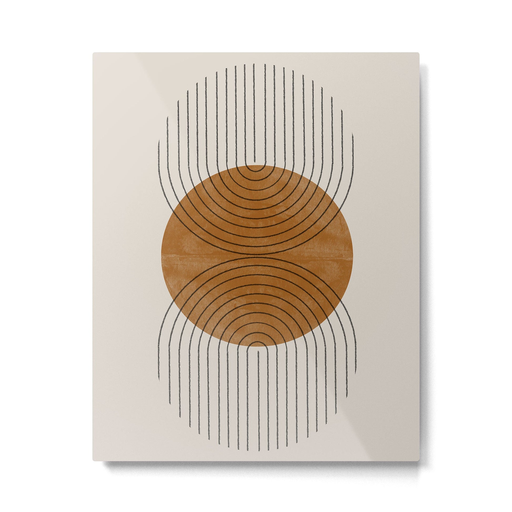 Perfect Touch  Mid Century Modern Metal Print | TeksDecor