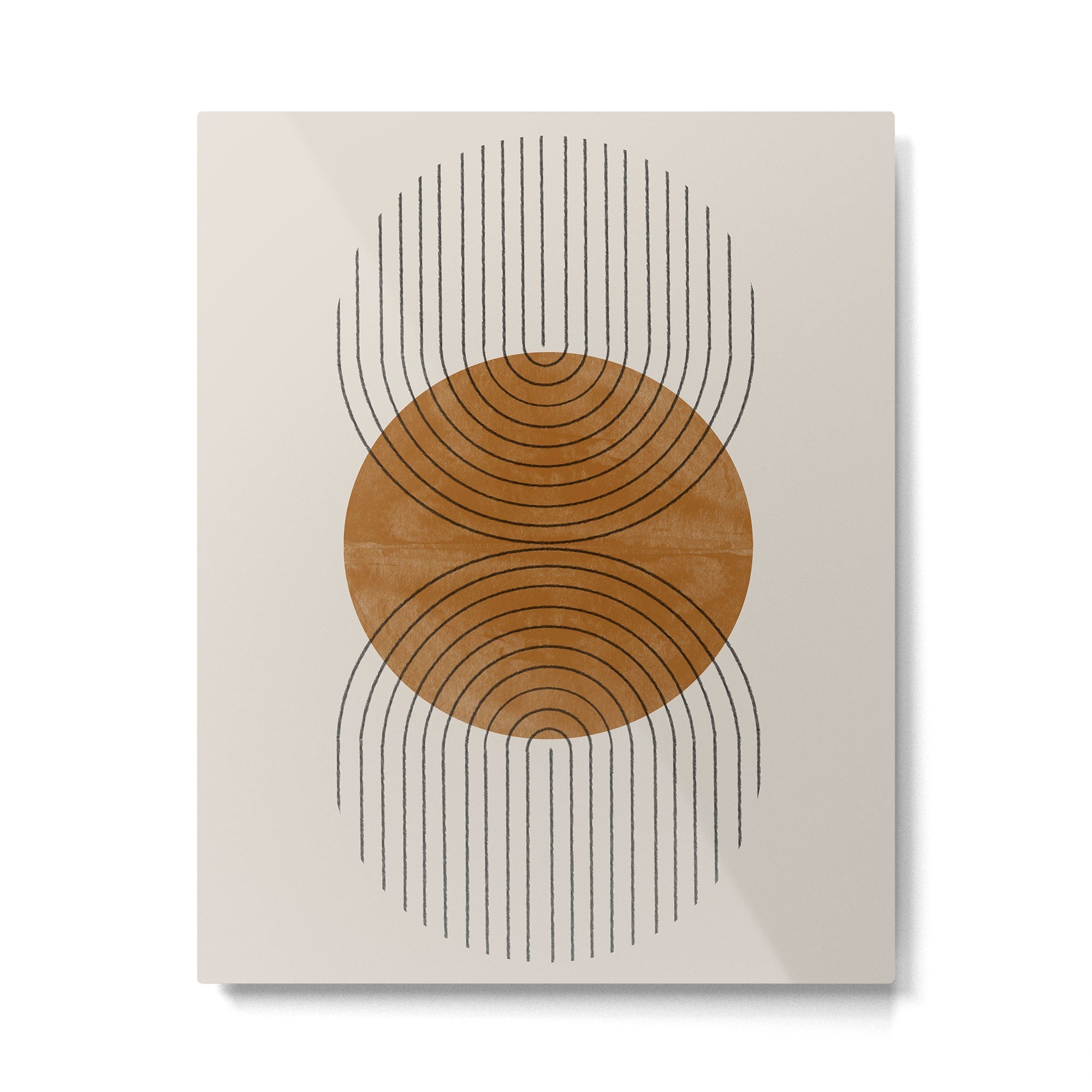Perfect Touch  Mid Century Modern Metal Print | TeksDecor