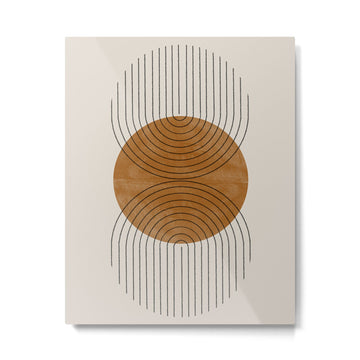 Perfect Touch  Mid Century Modern Metal Print | TeksDecor