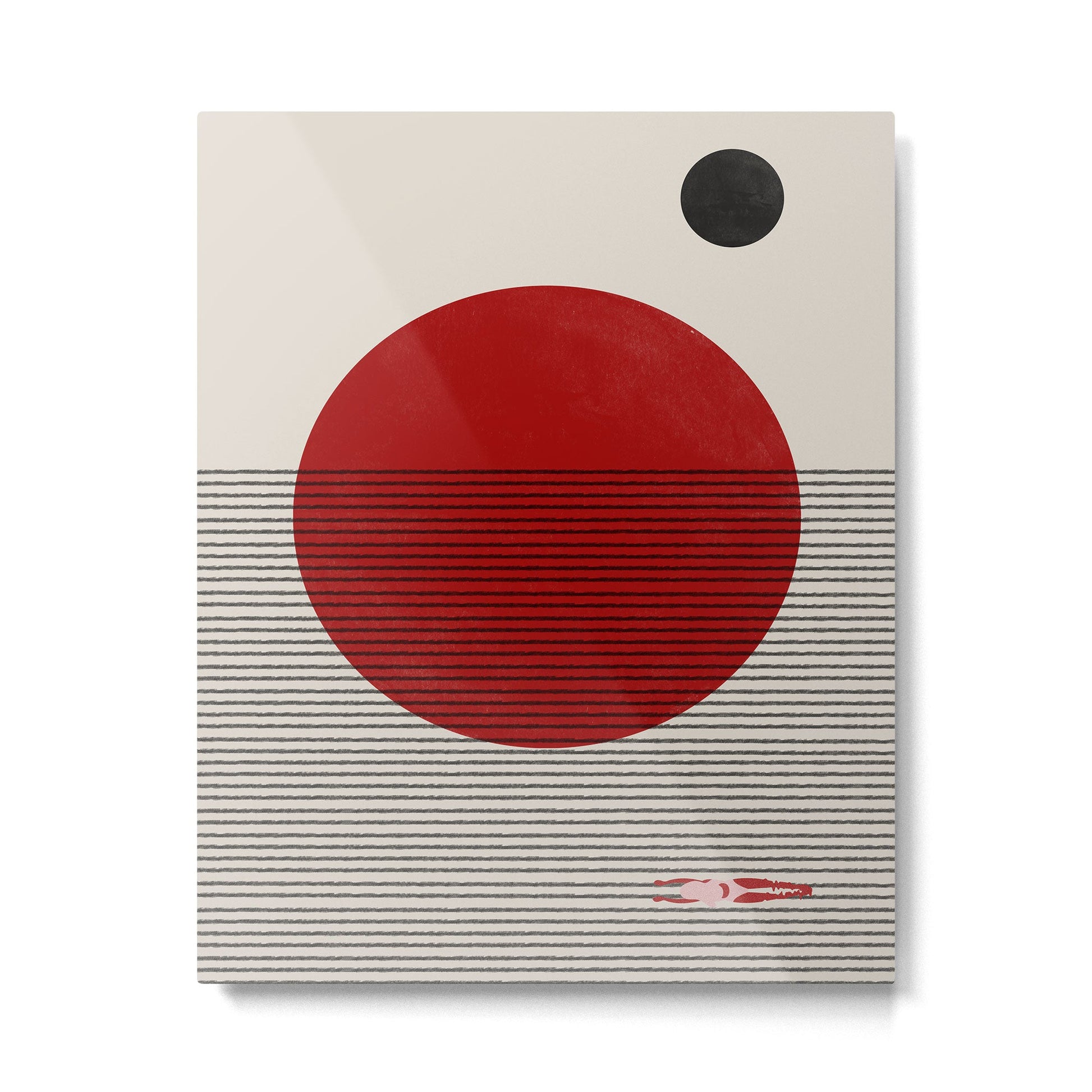 Swimming to you Metal Print | TeksDecor