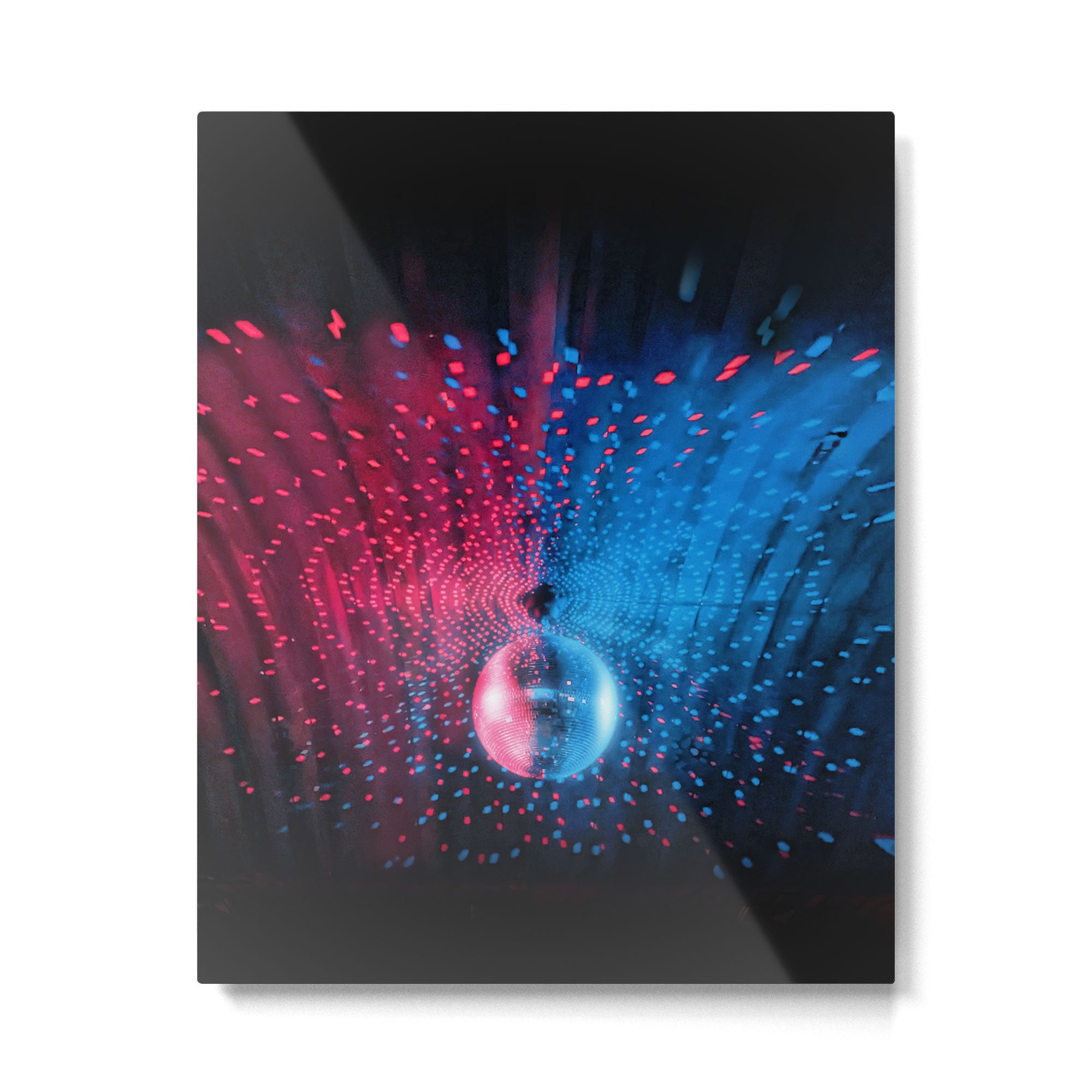 Disco Ball Dance Vibes Metal Print | TeksDecor
