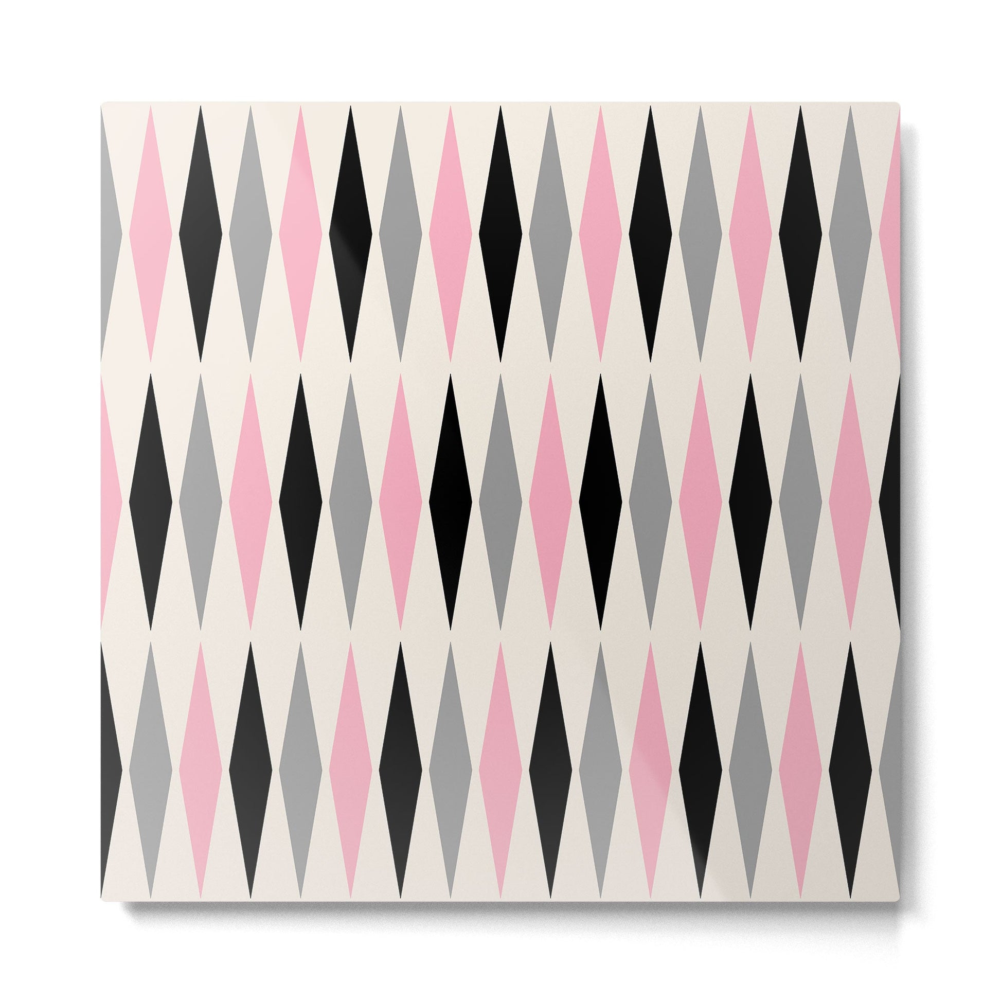 Mid Century Modern Geometric Googie Design  235 Populuxe Metal Print | TeksDecor