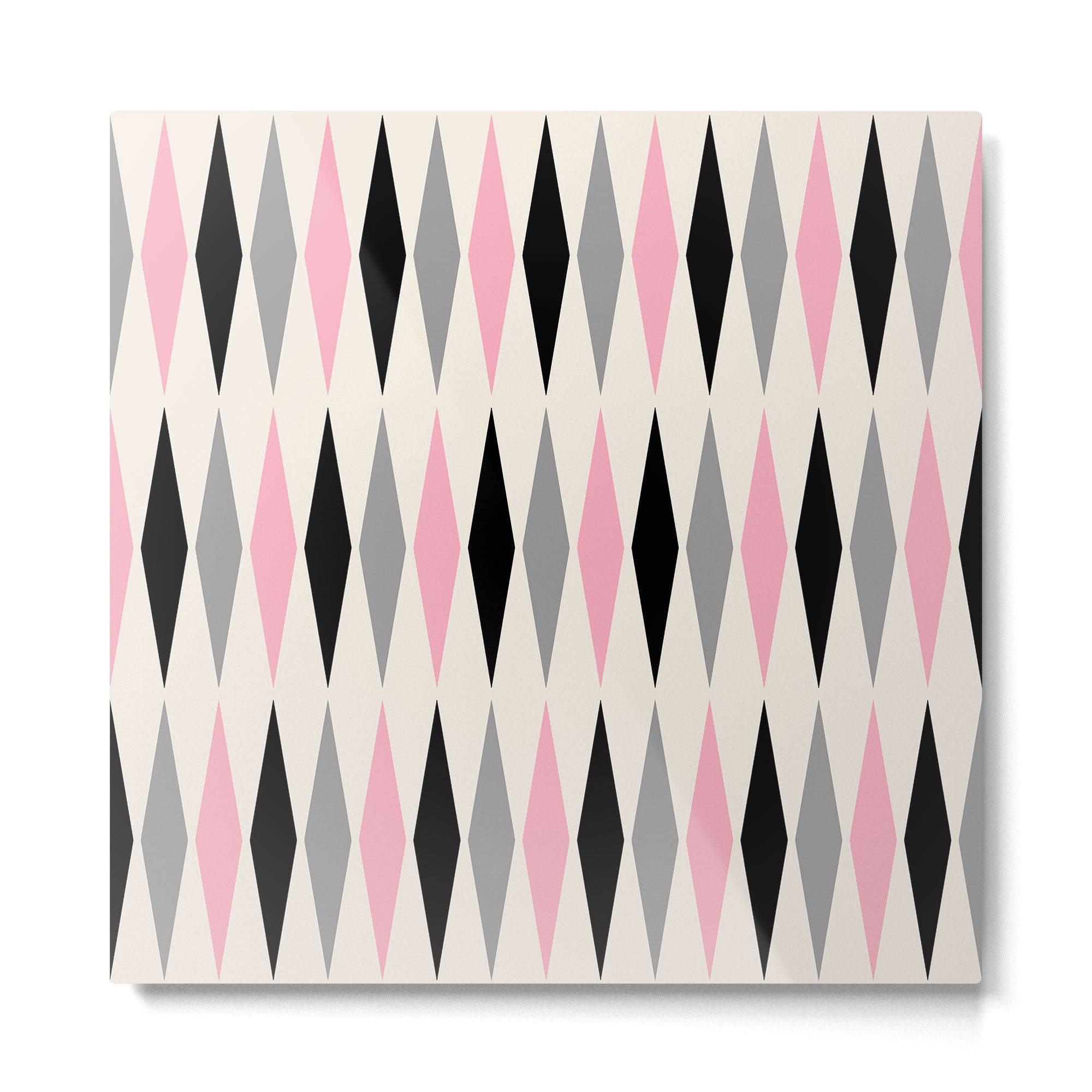 Mid Century Modern Geometric Googie Design  235 Populuxe Metal Print | TeksDecor