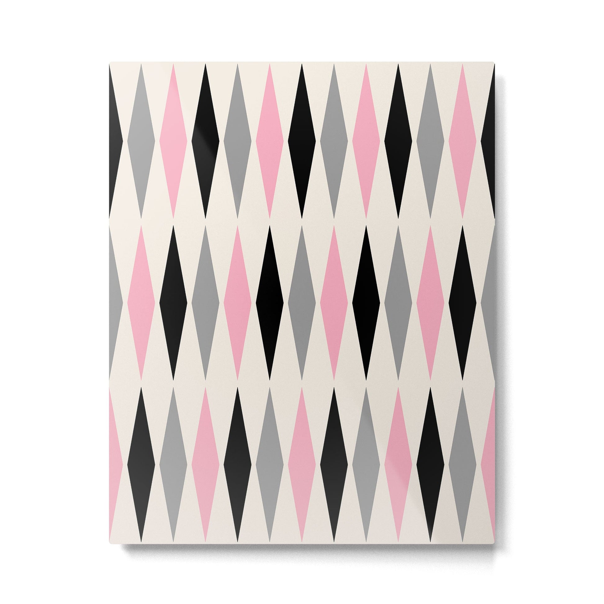Mid Century Modern Geometric Googie Design  235 Populuxe Metal Print | TeksDecor