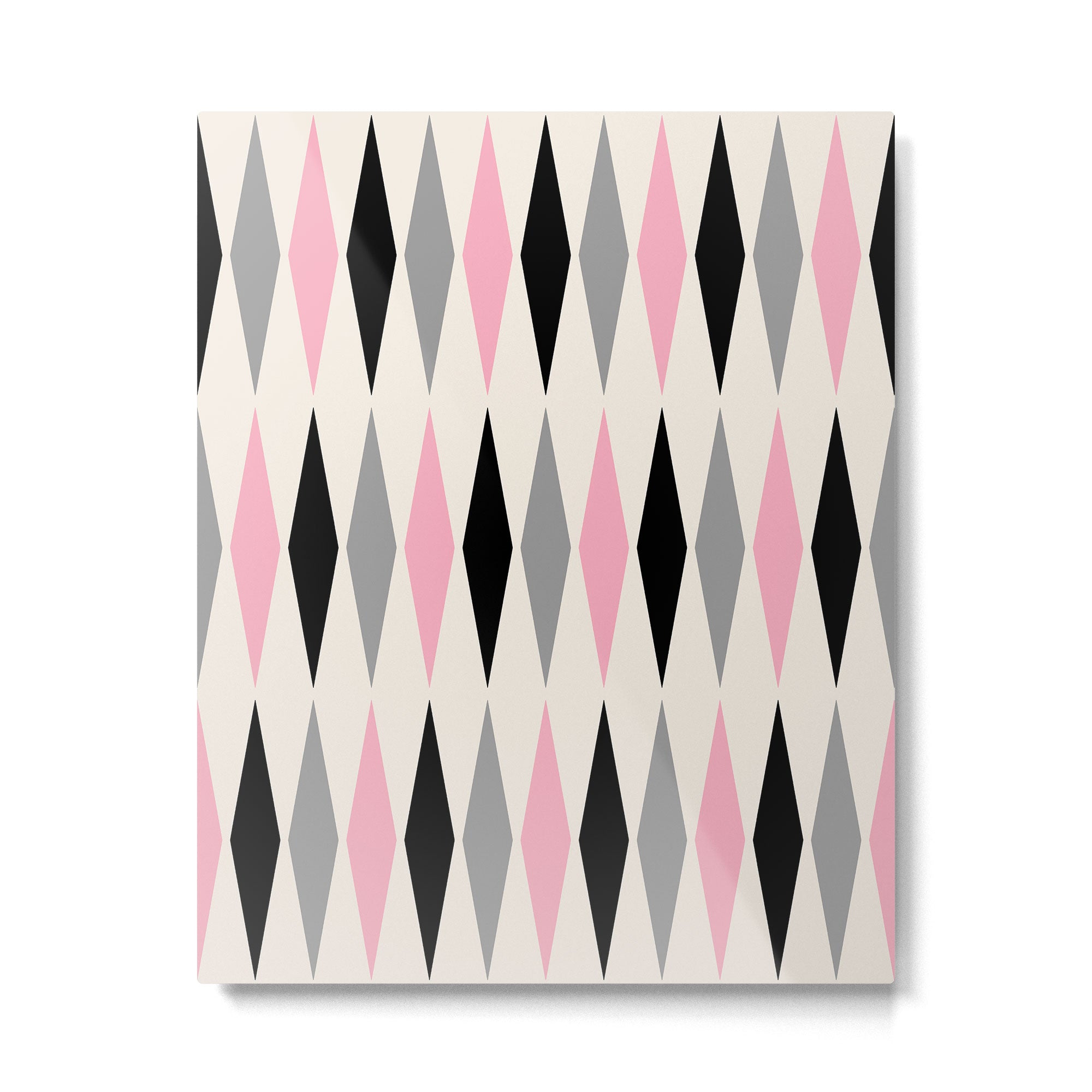 Mid Century Modern Geometric Googie Design  235 Populuxe Metal Print | TeksDecor
