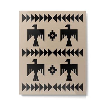 Southwestern Eagle and Arrow Pattern 125 Metal Print | TeksDecor
