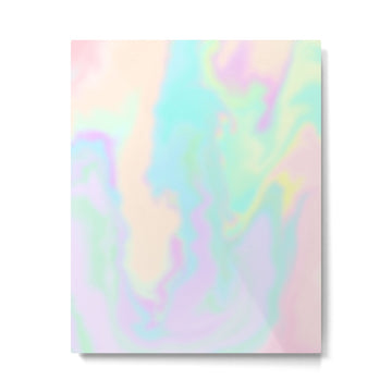 Iridescent Paint Metal Print | TeksDecor