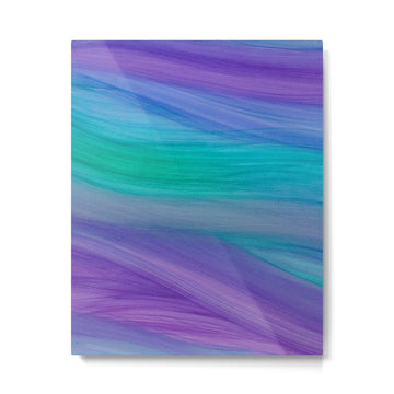 Mermaid Ocean Waves Metal Print | TeksDecor