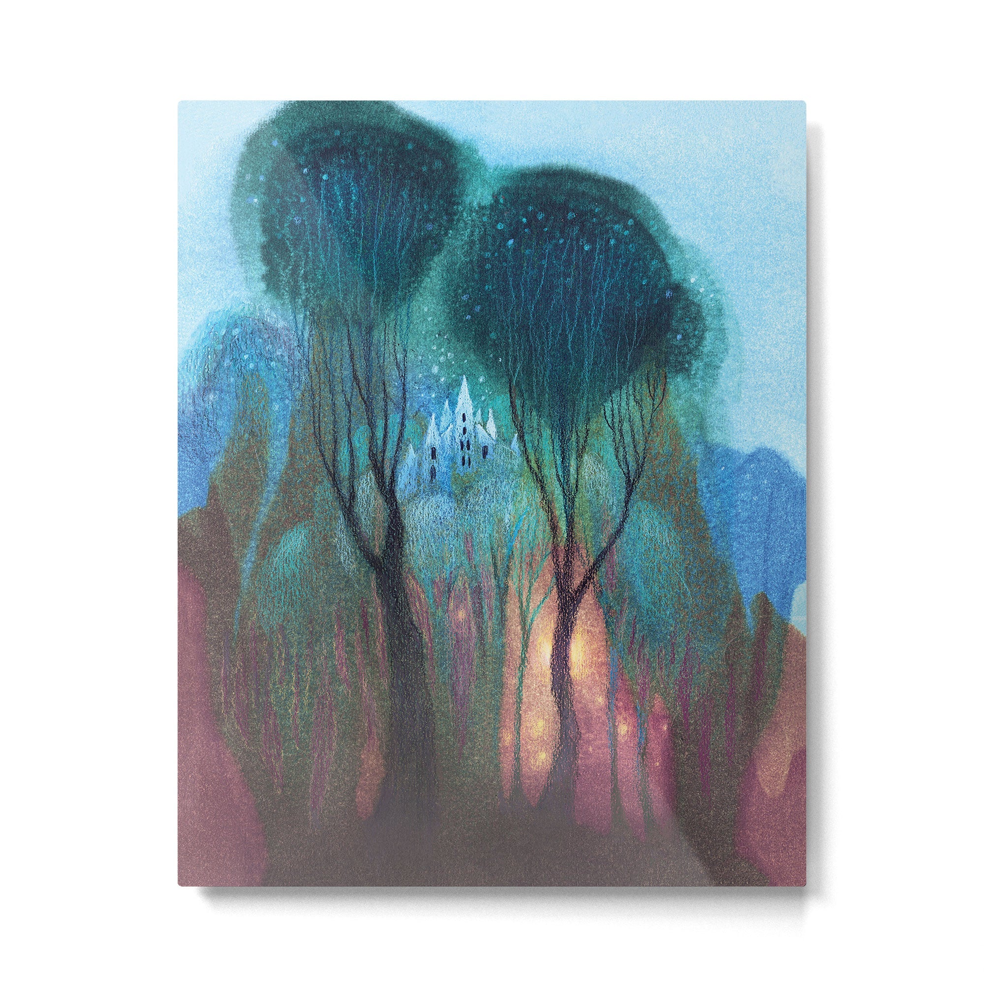 Castle in the Trees Metal Print | TeksDecor