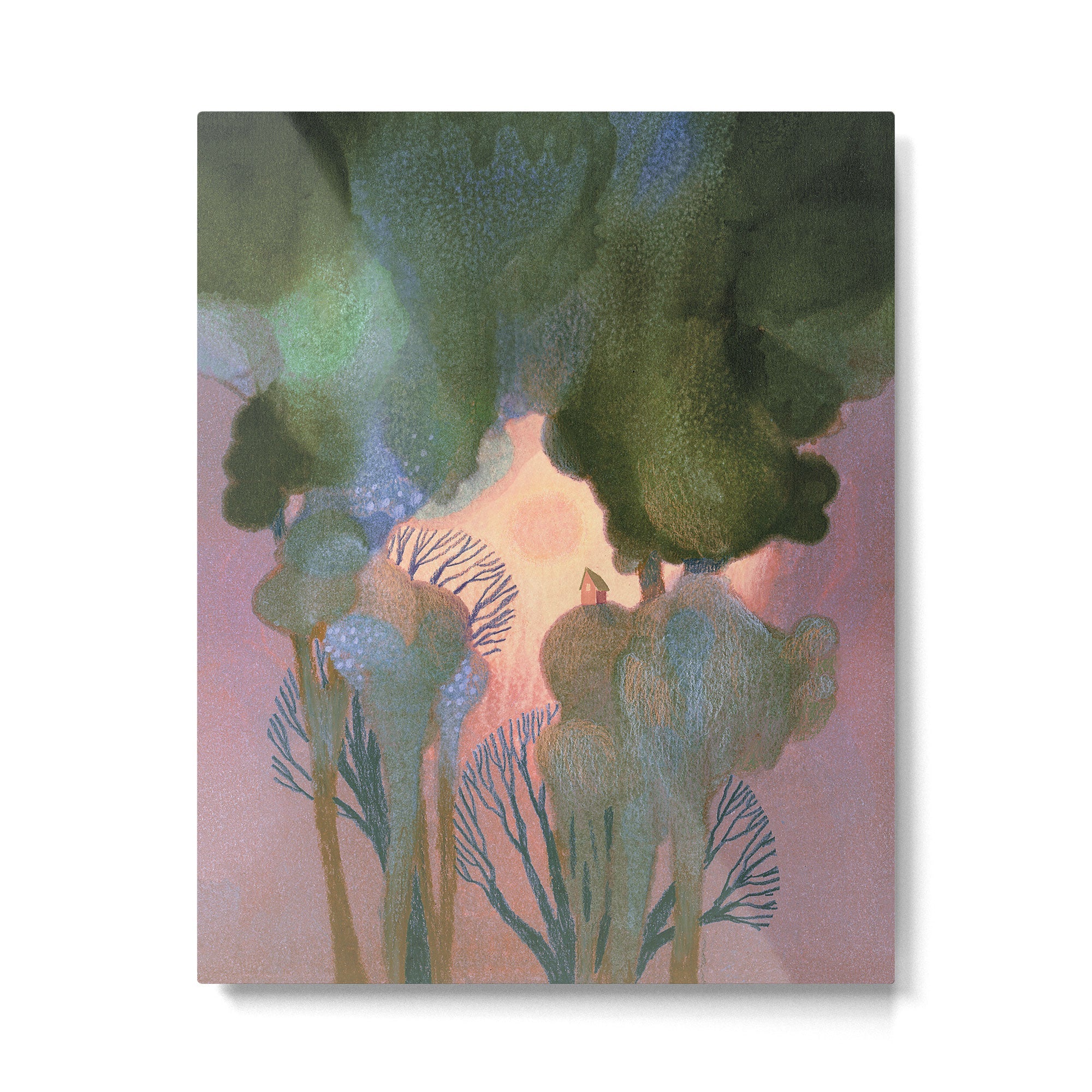 House of Solitude Metal Print | TeksDecor