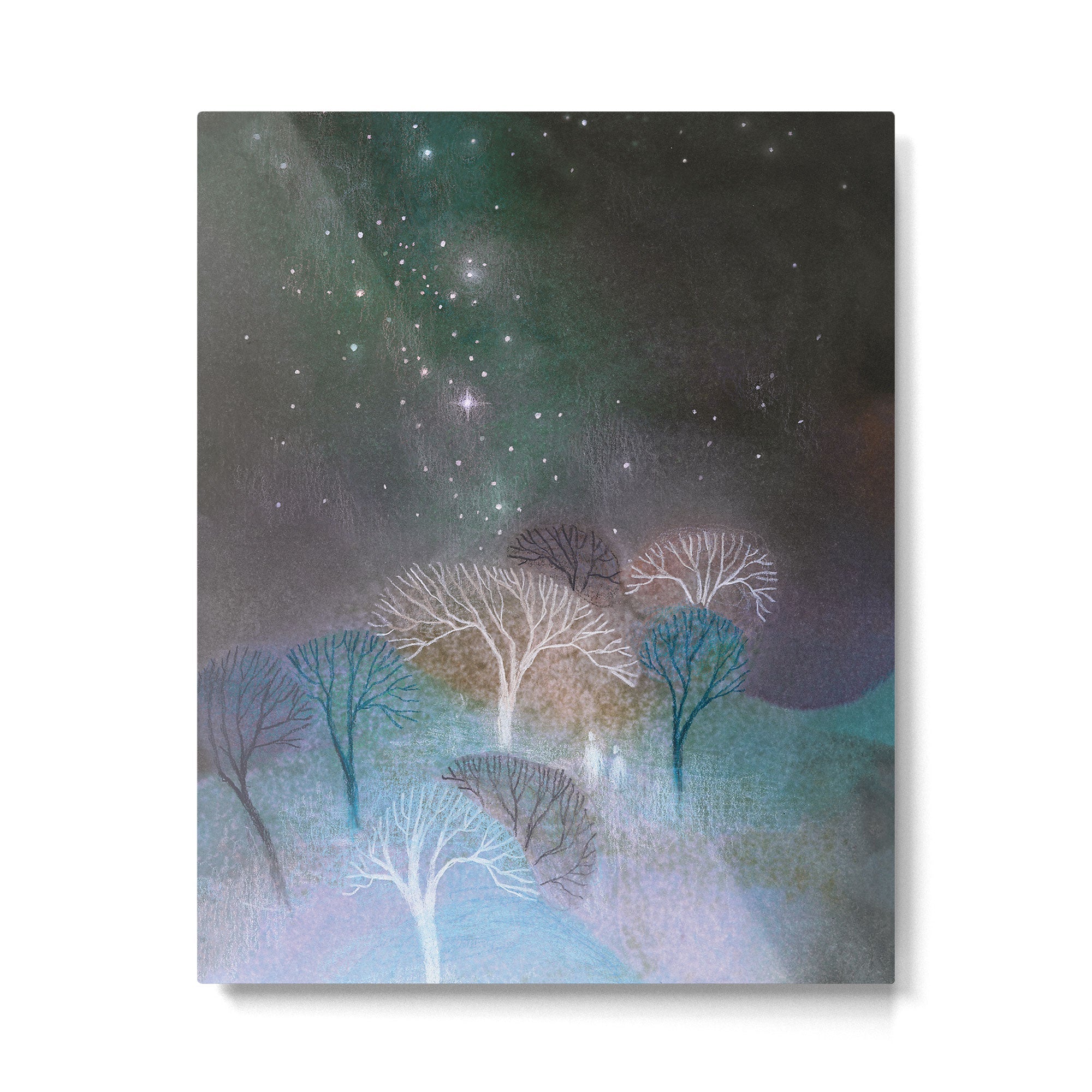 November Night Metal Print | TeksDecor