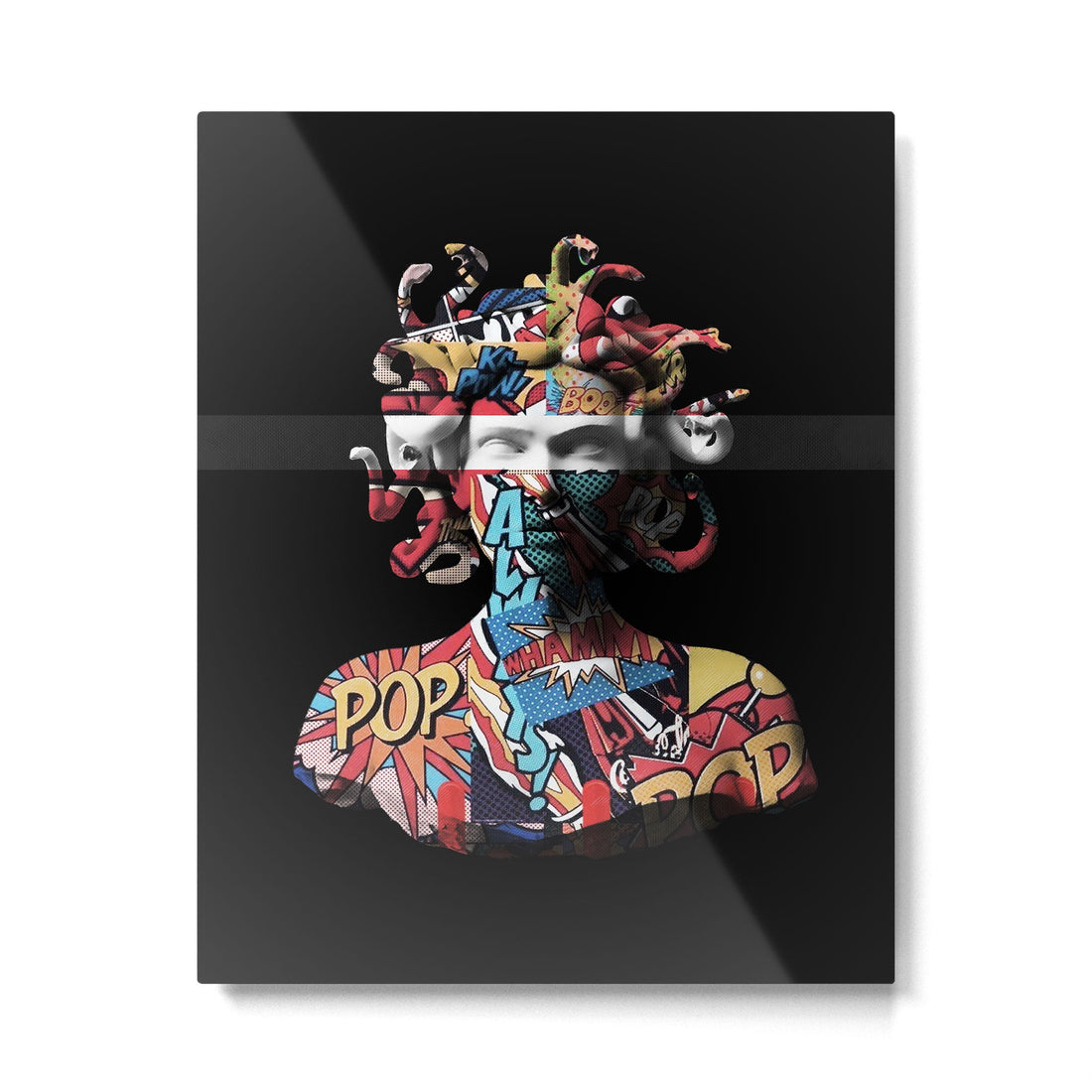 Medusa pop art Metal Print | TeksDecor