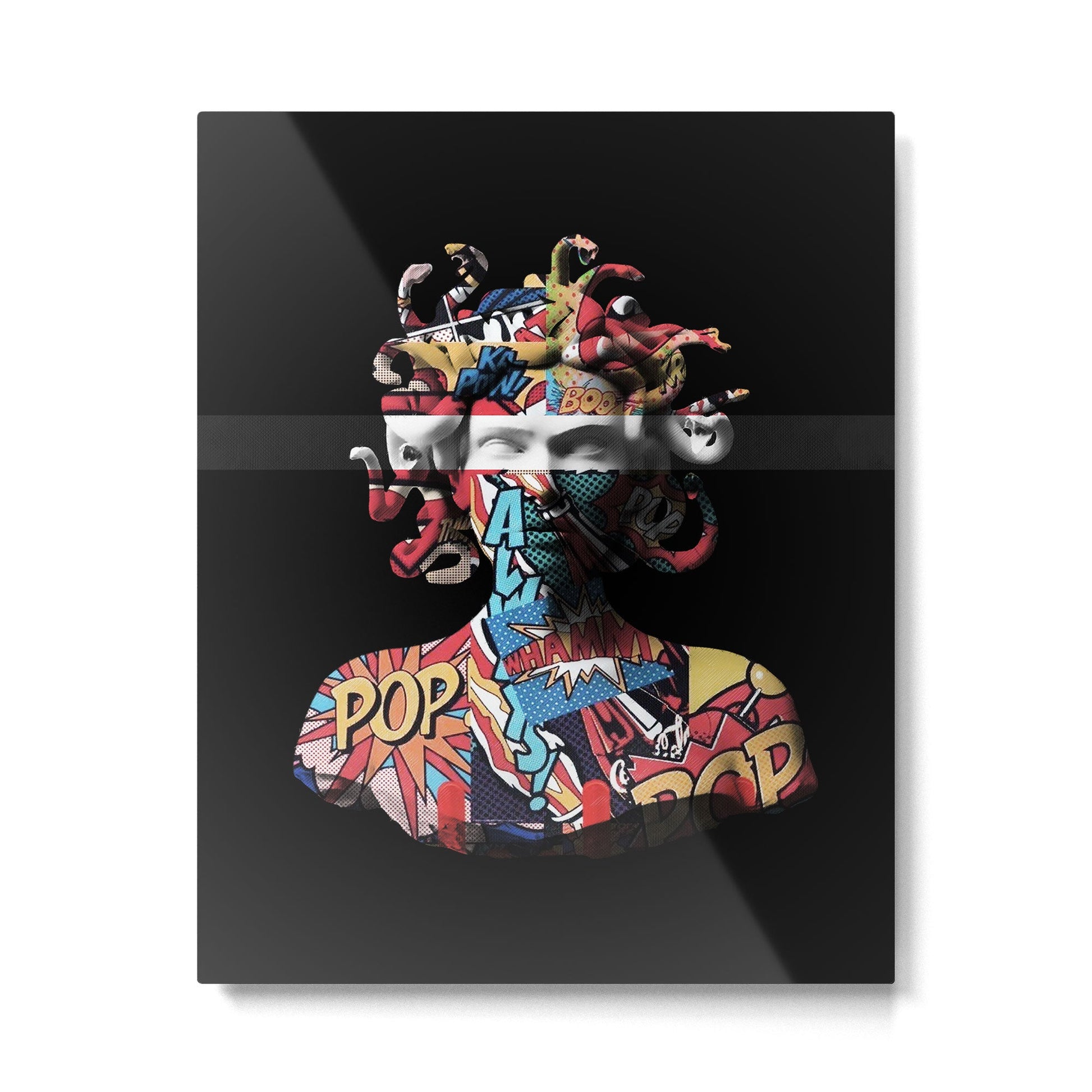 Medusa pop art Metal Print | TeksDecor