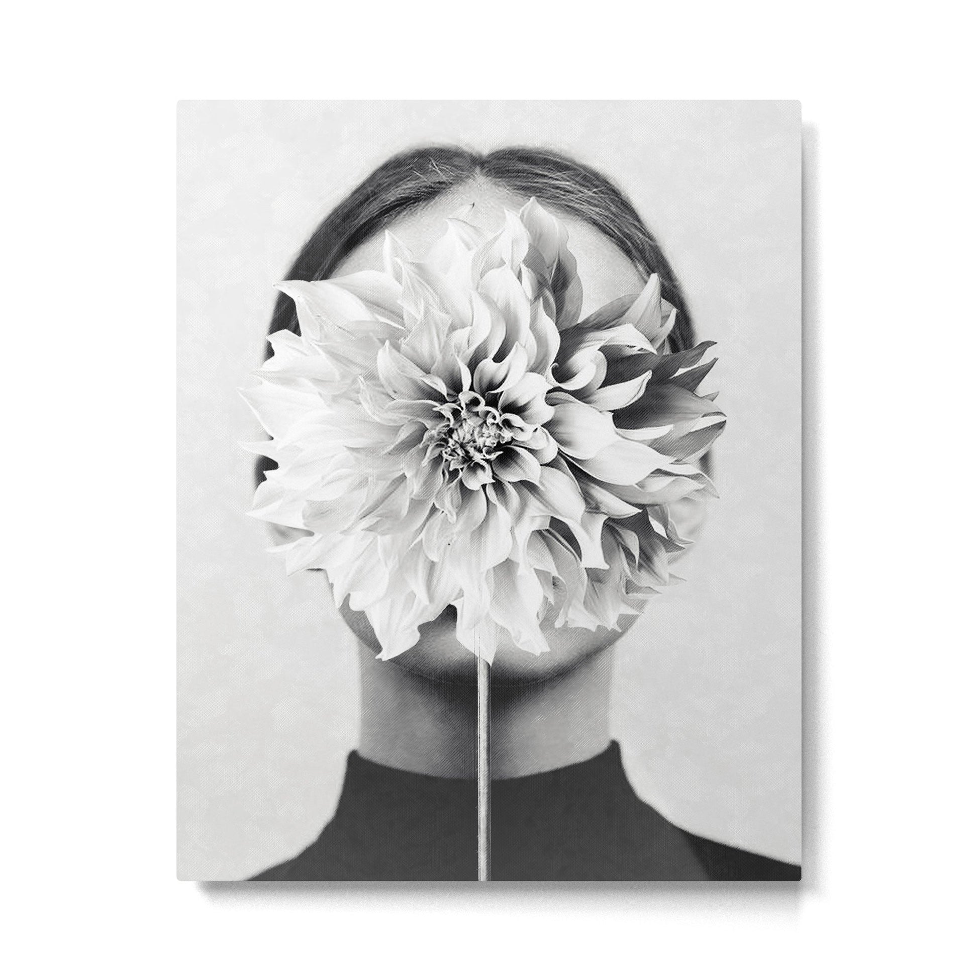 White flower ... Metal Print | TeksDecor