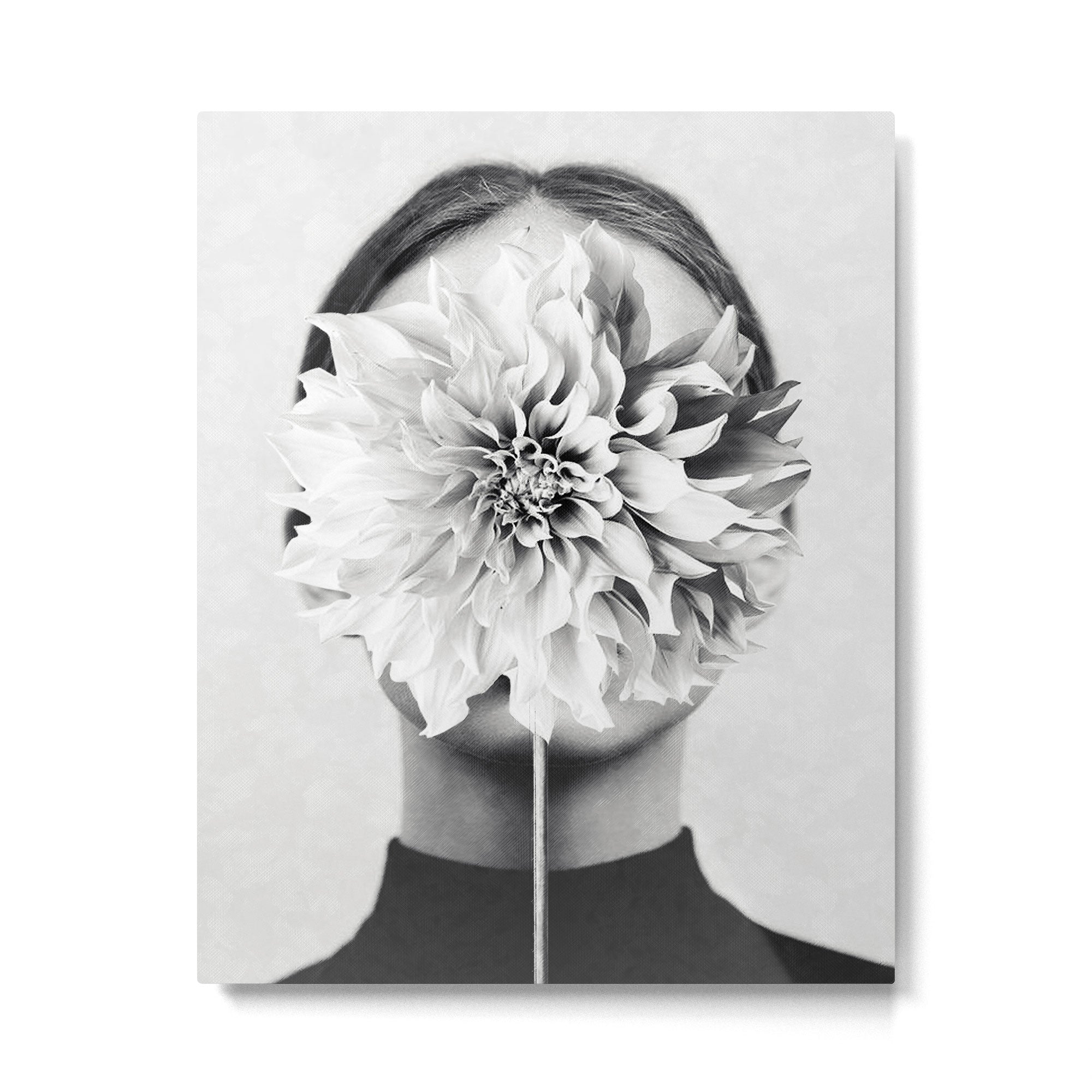 White flower ... Metal Print | TeksDecor