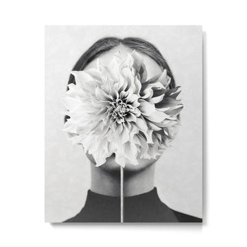 White flower ... Metal Print | TeksDecor