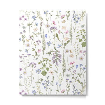 Hygge Summer Wildflowers Meadow Metal Print | TeksDecor