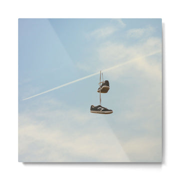 Hang'n there - Skyline Metal Print | TeksDecor