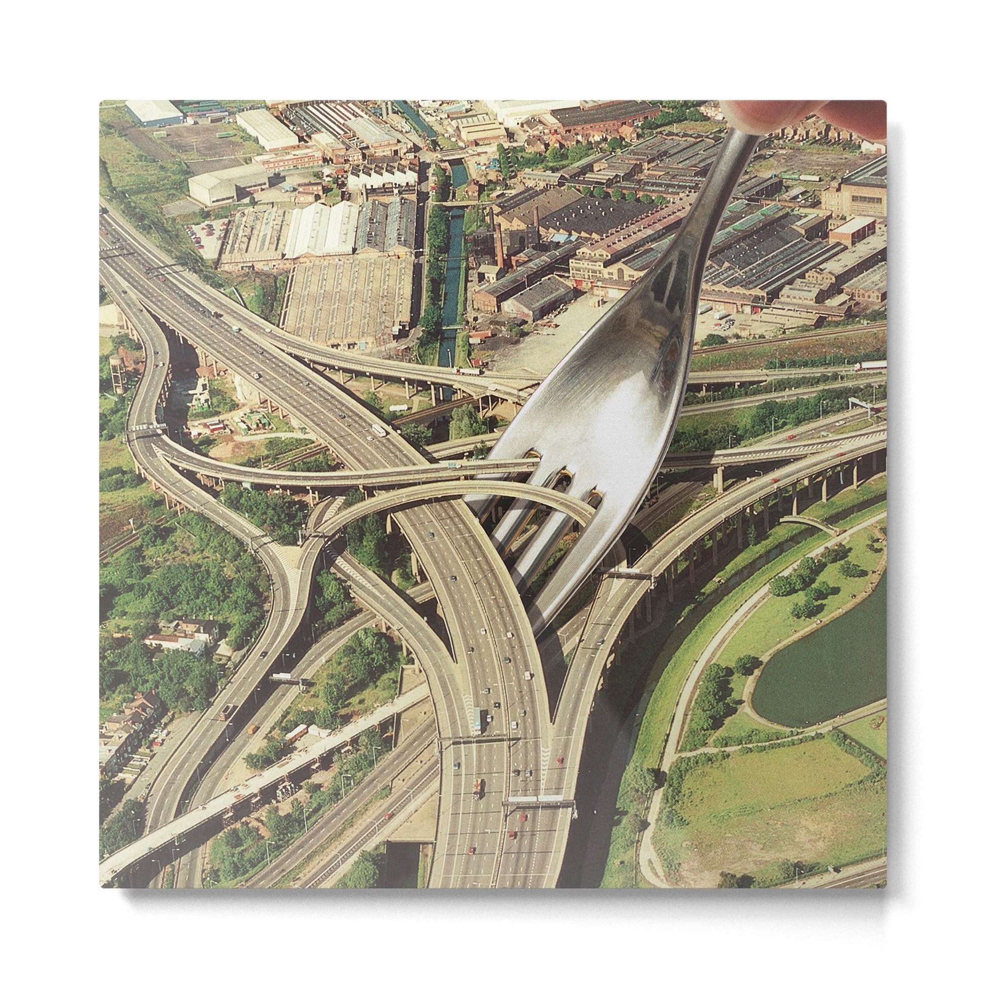 Spaghetti Junction Metal Print | TeksDecor