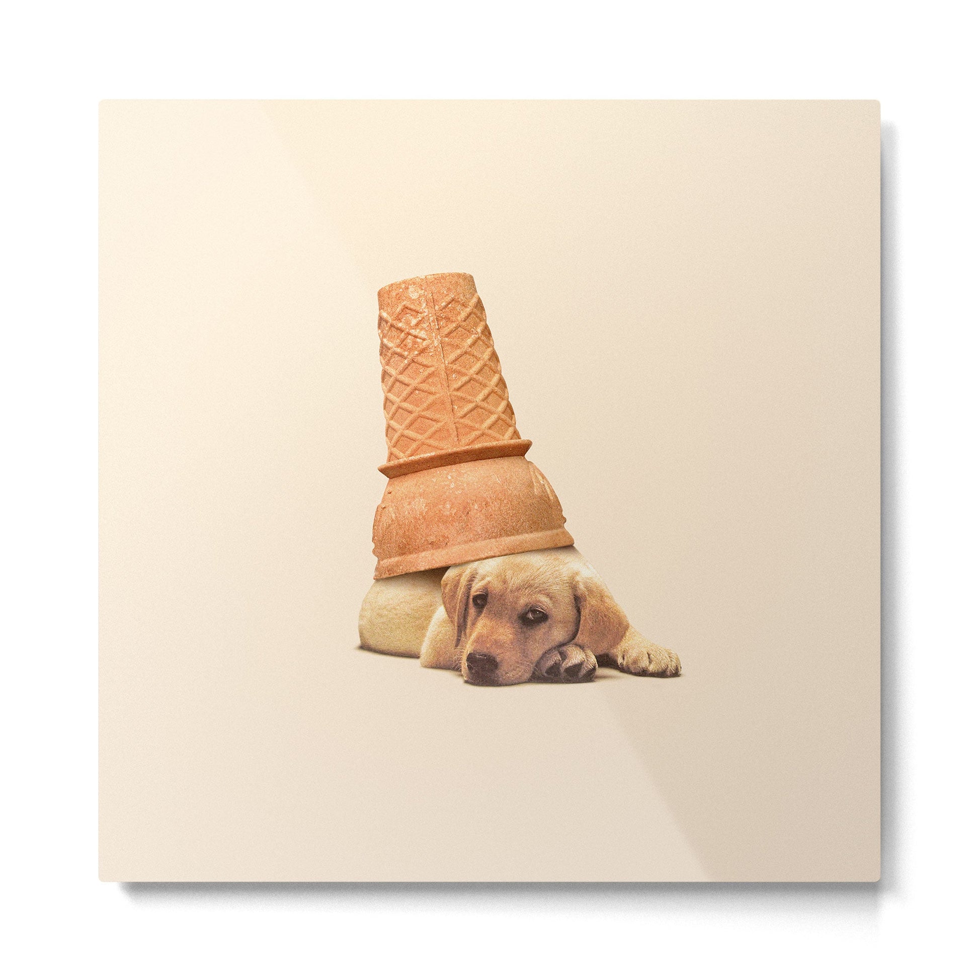 Underdog - Ice Cream Metal Print | TeksDecor
