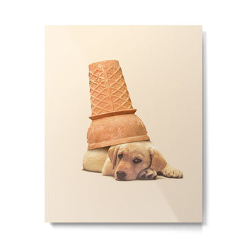 Underdog - Ice Cream Metal Print | TeksDecor