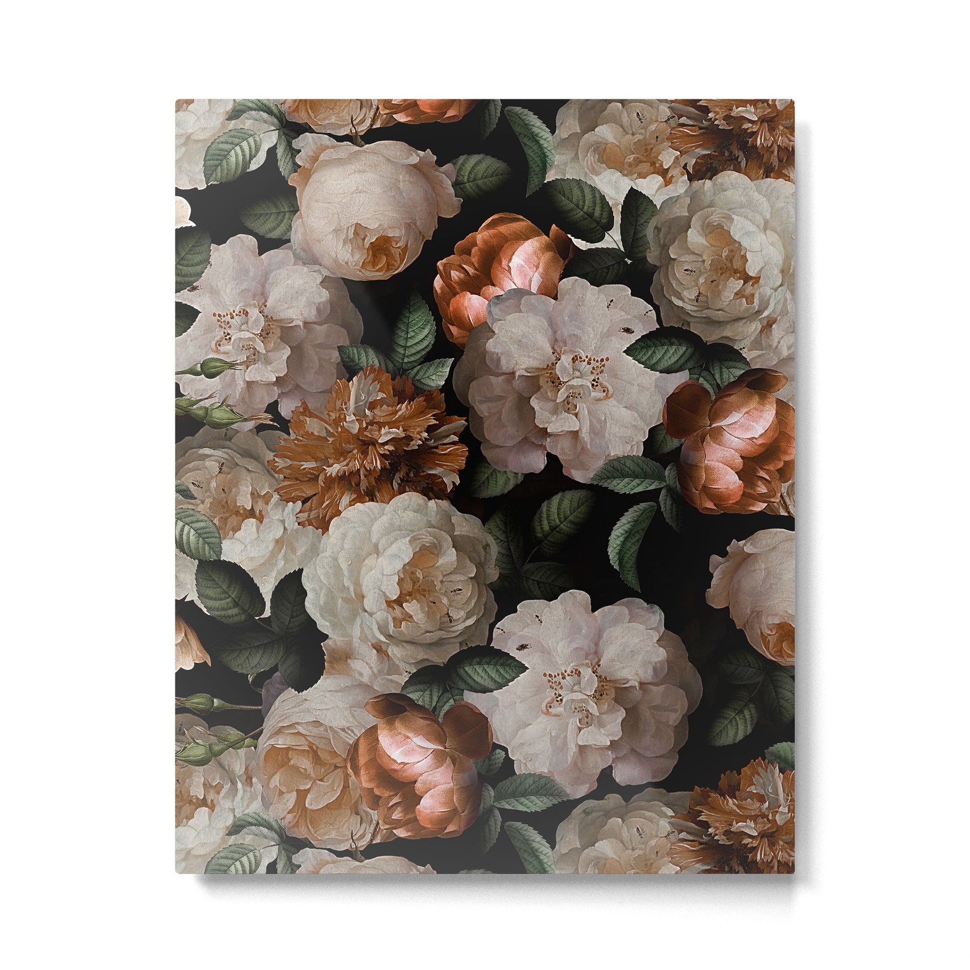 Golden Jan Davidsz. de Heem Roses Metal Print | TeksDecor